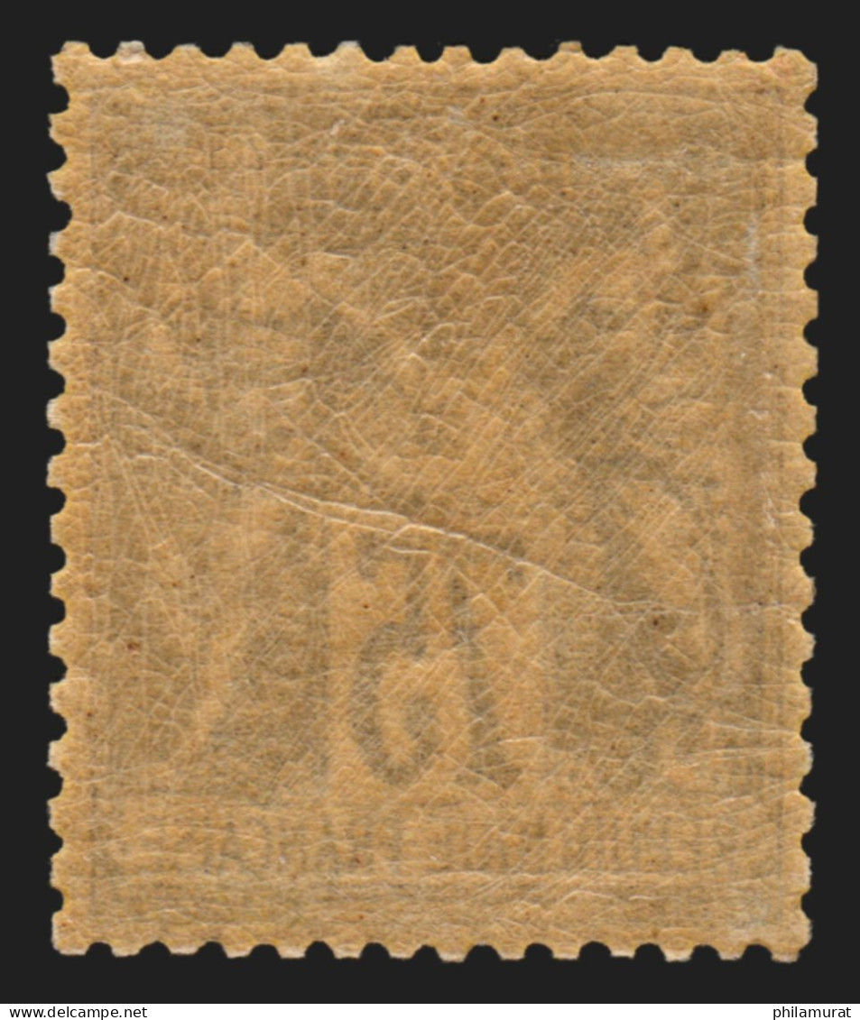 N°99, Sage 75c Violet Sur Orange, Neuf * Infime Trace De Charnière - TB - 1876-1898 Sage (Type II)