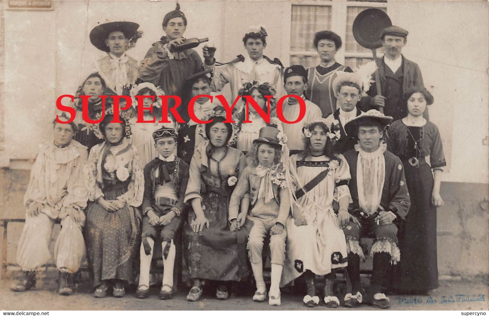 FETES CARNAVAL MARDI-GRAS CARTE PHOTO - Carnevale