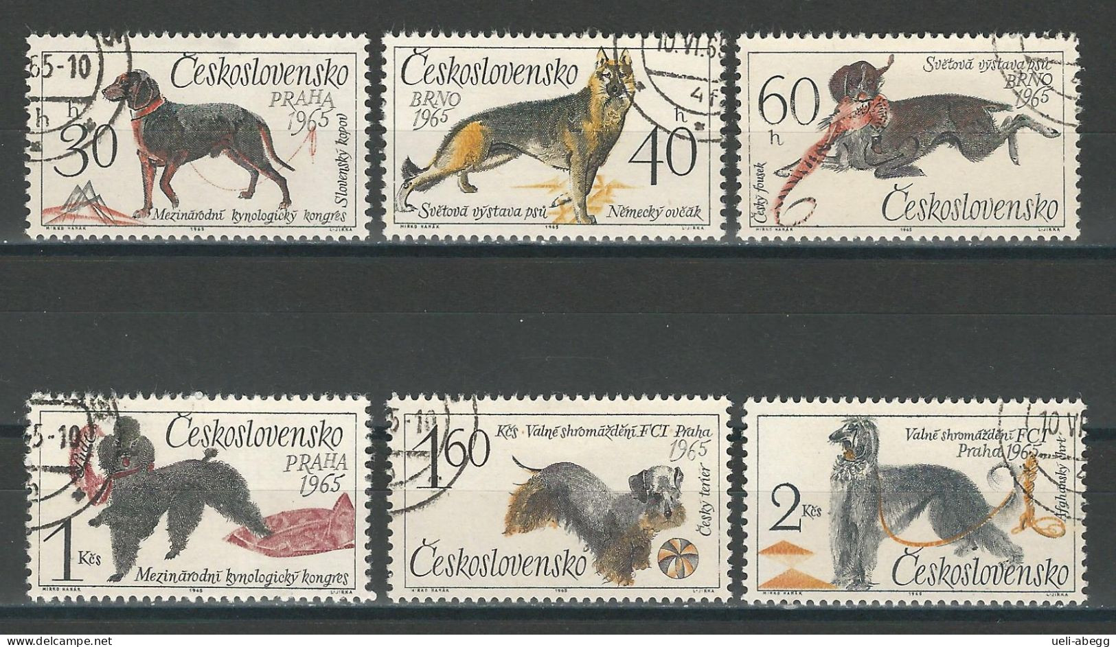 Tschechoslowakei Mi 1542-47 O - Used Stamps