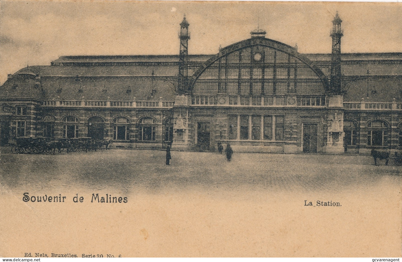 SOUVENIR DE MALINES    LA STATION               ZIE AFBEELDINGEN - Malines