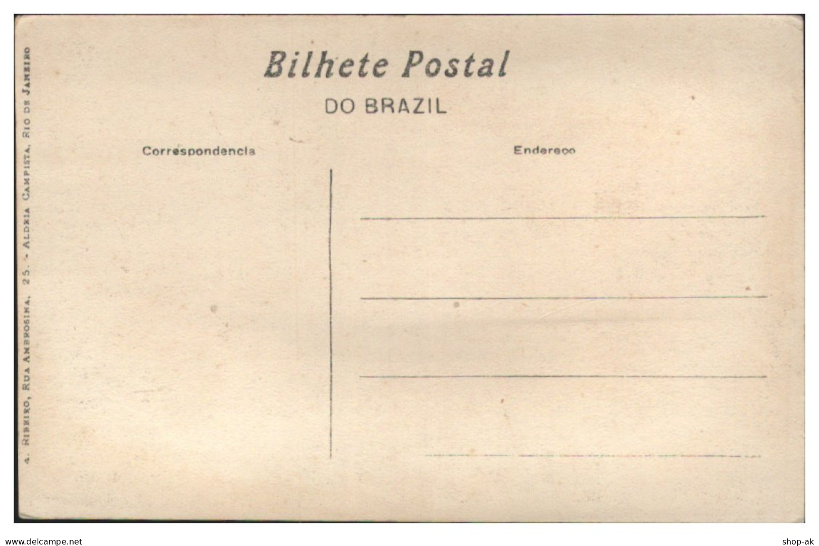 TT0057/ Rio De Janeiro  Corcovado E Botafogo   Brasilien AK Ca.1910 - Sonstige & Ohne Zuordnung