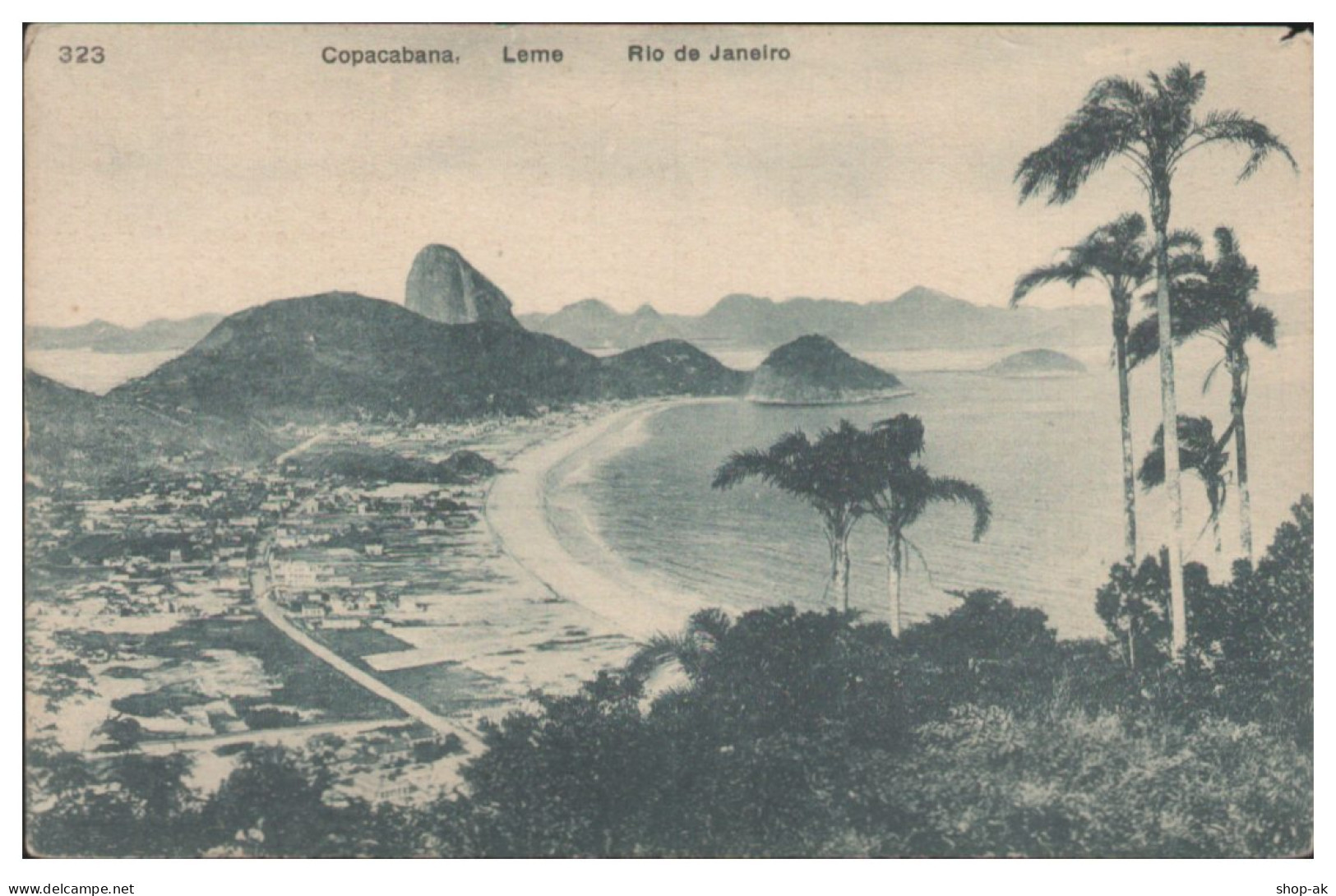 TT0056/ Rio De Janeiro  Copacabana Brasilien AK Ca.1910 - Altri & Non Classificati