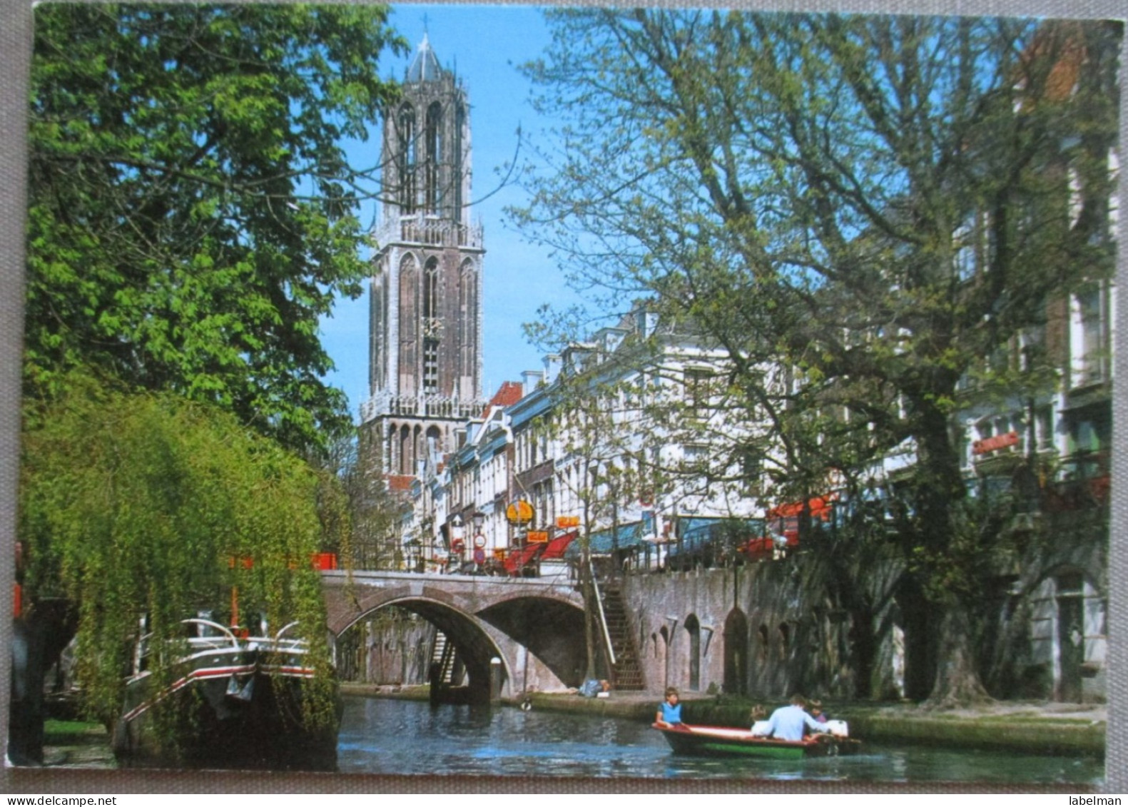 HOLLAND NETHERLAND UTRECHT CITY CENTER DOM TOWER POSTCARD CARTOLINA ANSICHTSKARTE CARTE POSTALE POSTKARTE CARD KARTE - Utrecht