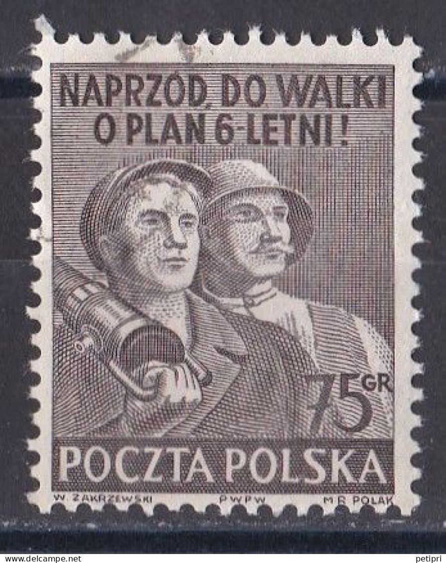 Pologne - République 1944 - 1960   Y & T N °  585  Oblitéré - Oblitérés