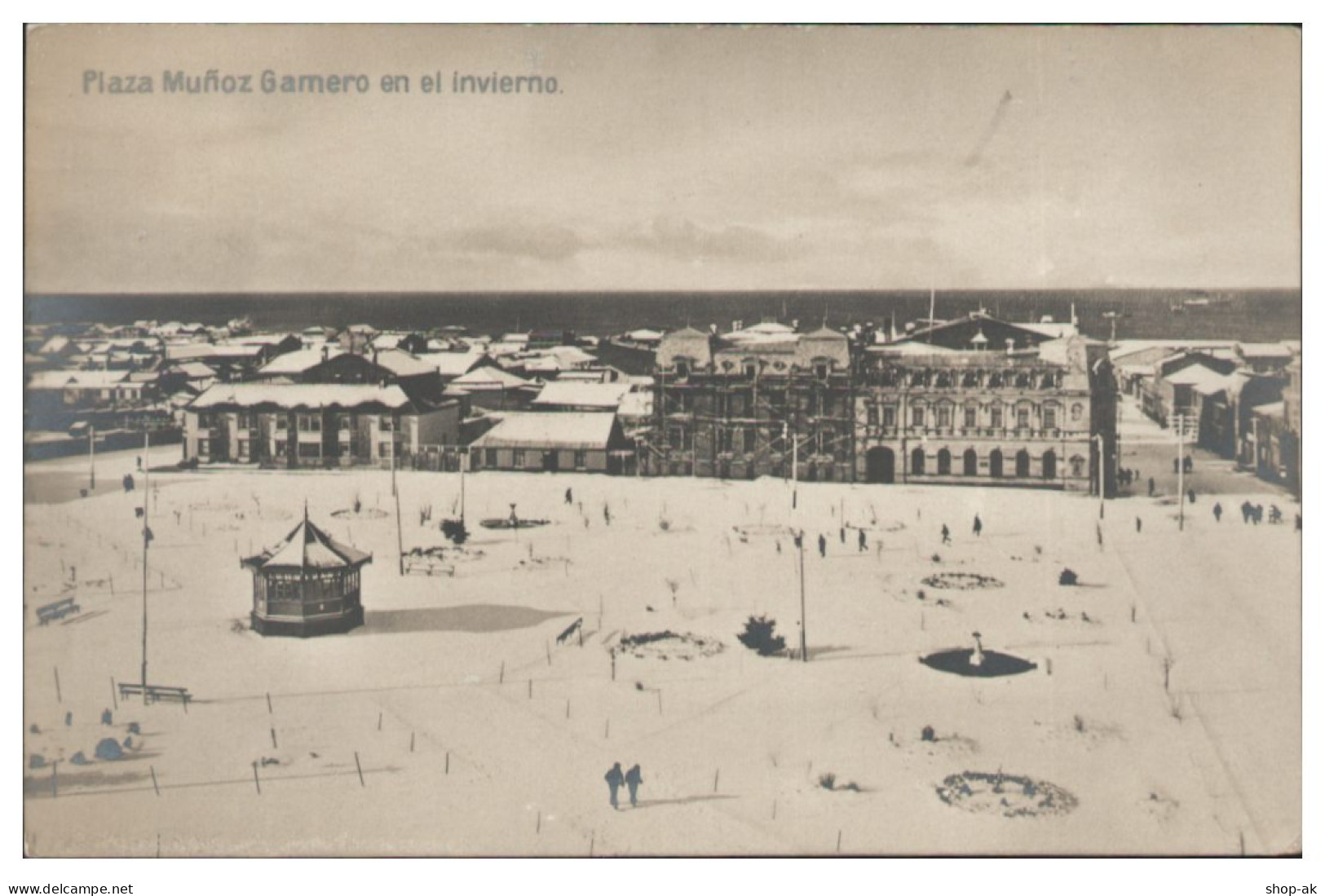 TT0021/ Punta Arenas  Plaza Munoz Gamero Foto AK   Chile  1911 - Chili