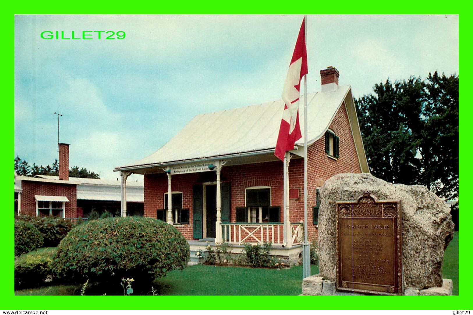 SAINT-LIN, QUÉBEC - LA MAISON DE SIR WILFRED LAURIER - GRANT-MANN LITHOGRAPHERS LTD - - Sonstige & Ohne Zuordnung