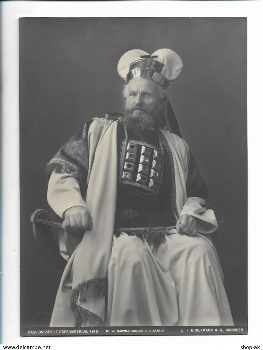 C5749/ Passionspiele Oberammergau 1910 Foto F. Bruckmann No. 54  Kaiphas  - Non Classés