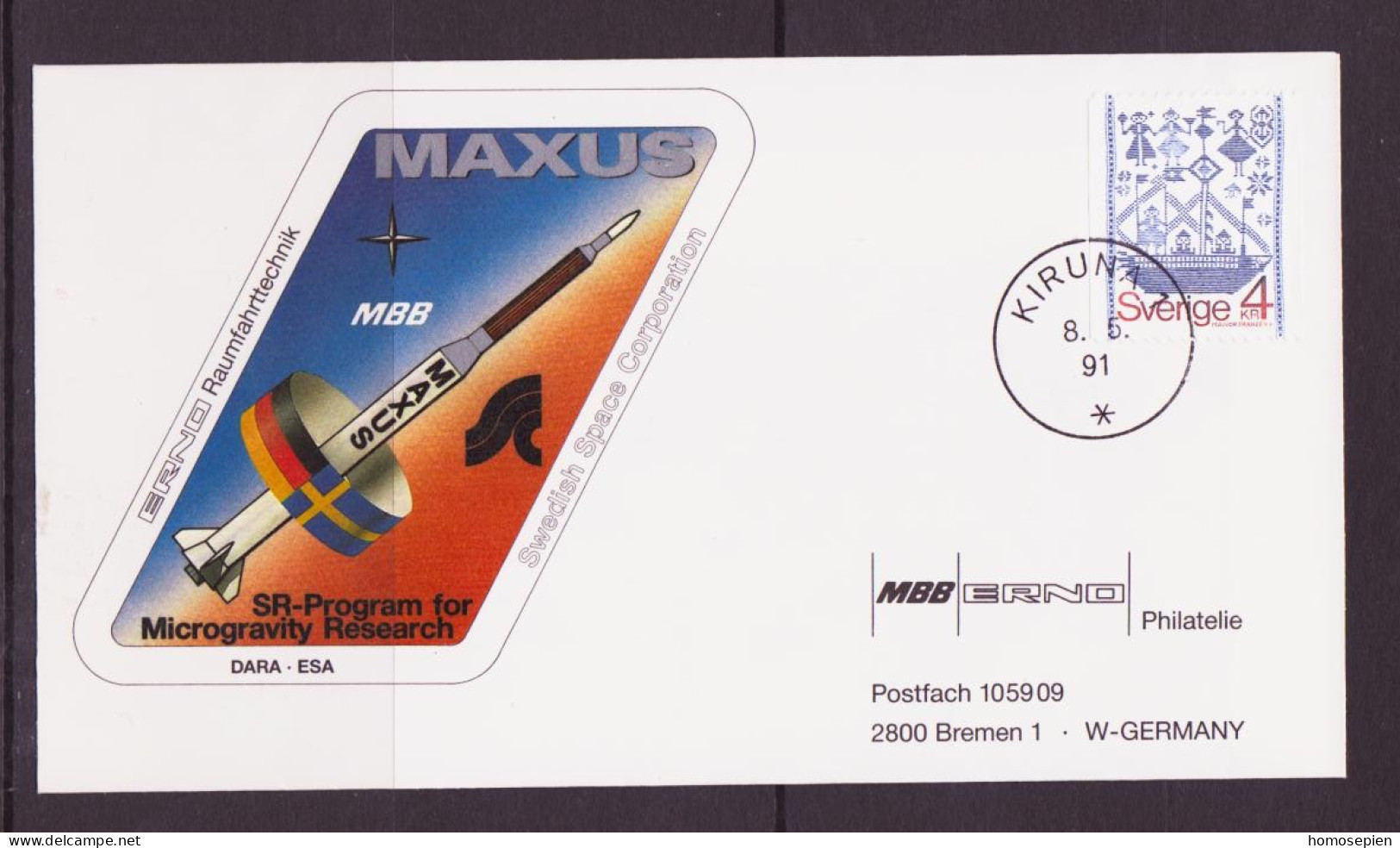 Espace 1991 05 08 - ERNO - Programme MAXUS 1 - Europe