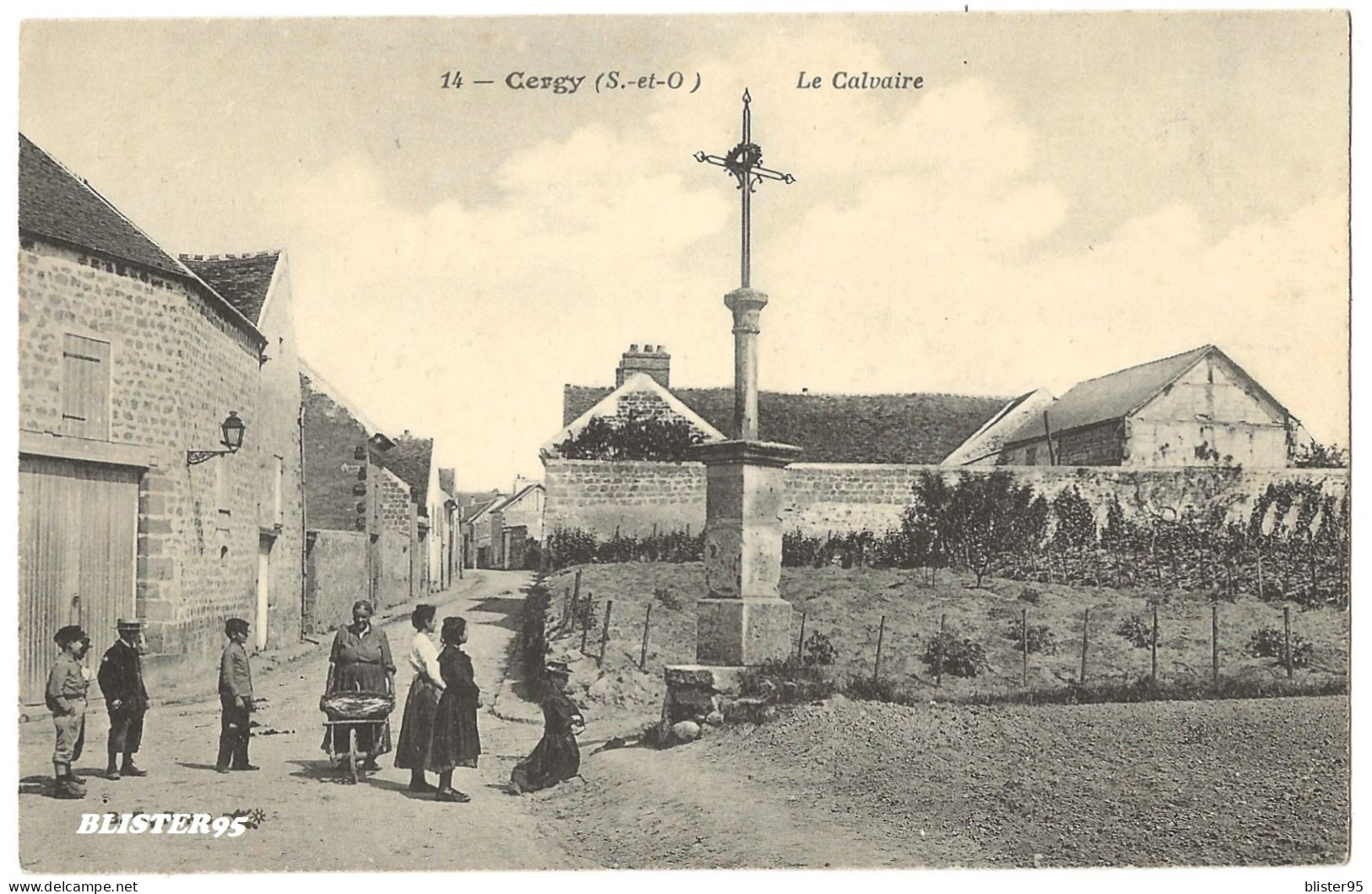 Cergy (95) Le Cavaire , Non écrite 1900/1910 - Pontoise