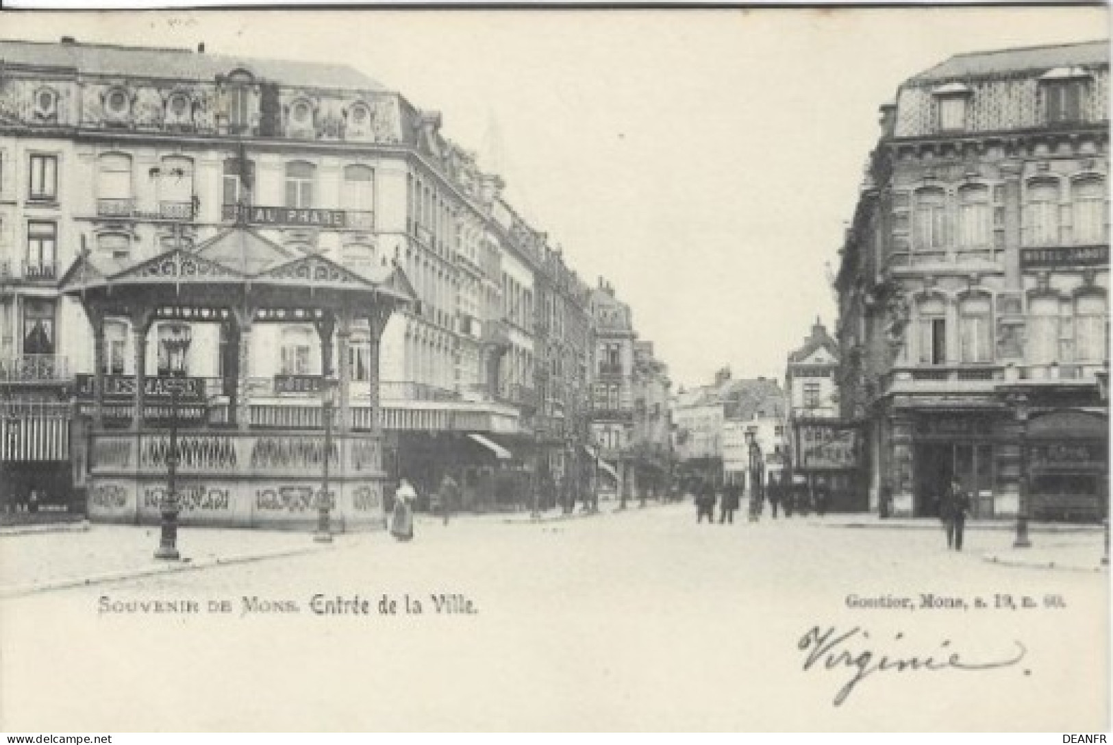 Souvenir De Mons : Entrée De La Ville. Carte Impeccable. - Mons