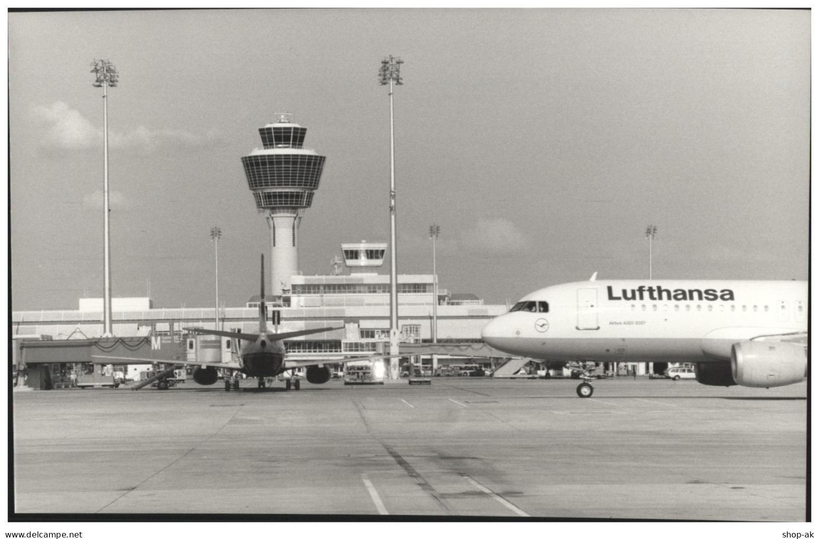 C5504/ Flughafen München Flugzeug Boeing 737 Foto 24 X 16 Cm 1993 - Sonstige & Ohne Zuordnung