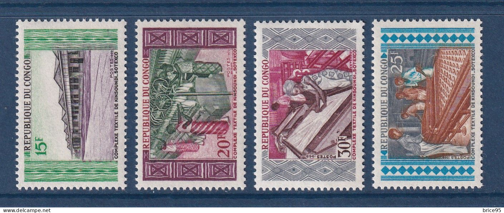 Congo - YT N° 246 à 249 ** - Neuf Sans Charnière - 1970 - Neufs