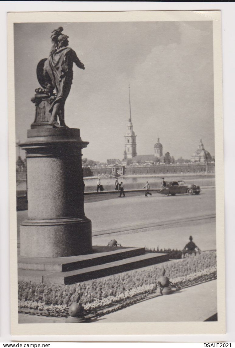 Soviet Union USSR URSS Russia Sowjetunion LENINGRAD - SAINT PETERSBURG View, Vintage 1950s Photo Postcard RPPc AK /50244 - Russia