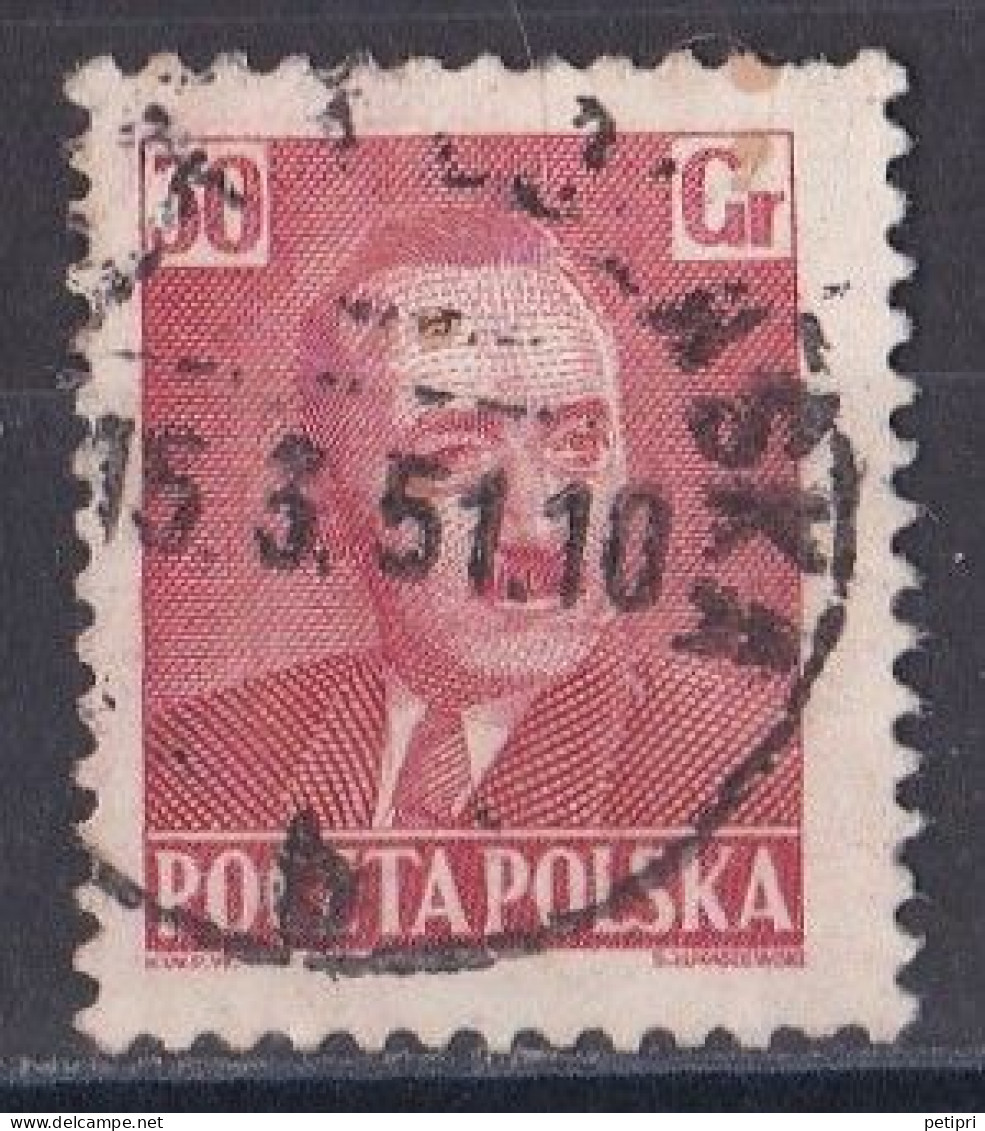 Pologne - République 1944 - 1960   Y & T N °  593  Oblitéré - Usados