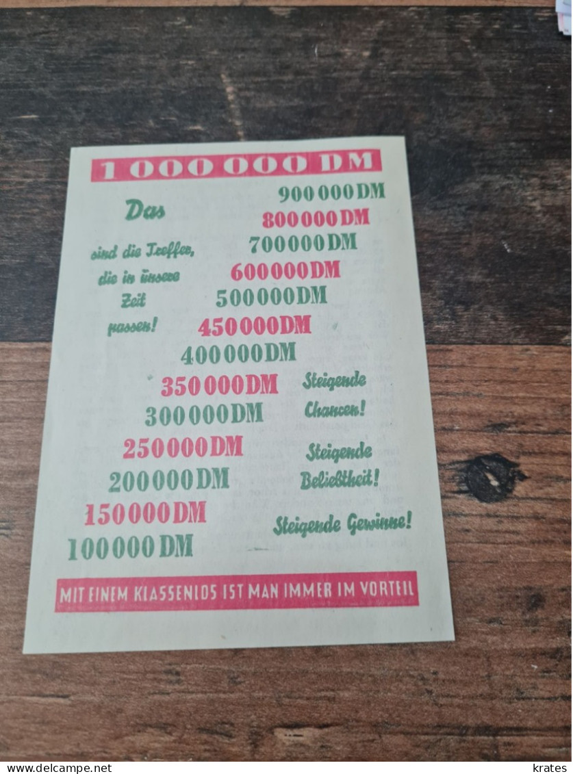 Old Lotterry Tickets - Loterijbiljetten