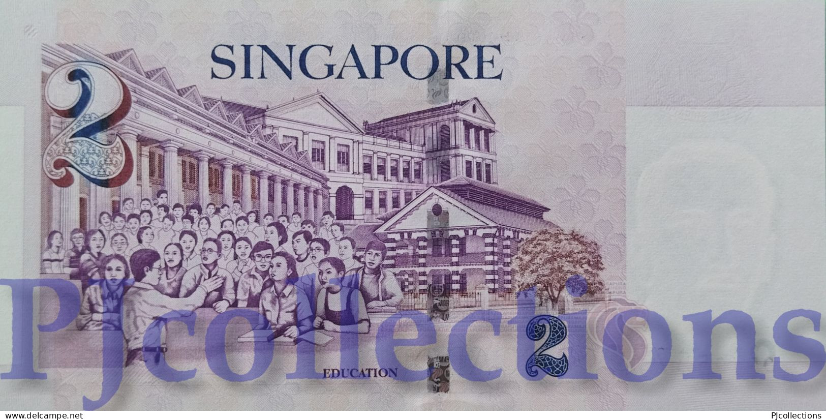 SINGAPORE 2 DOLLARS 1999 PICK 38 UNC - Singapur