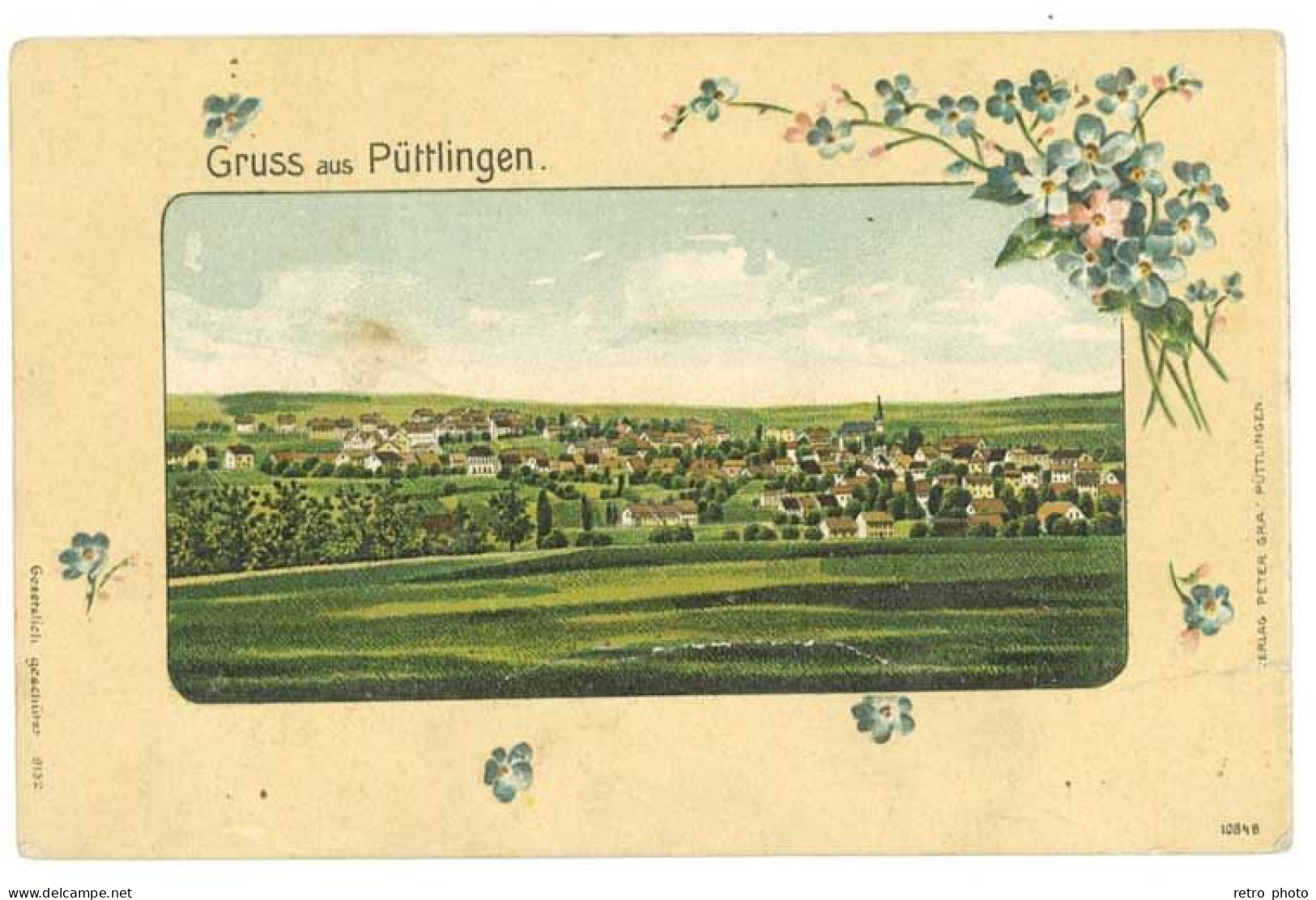 Cpa Gruss Aus Püttlingen  (état) - Puttelange