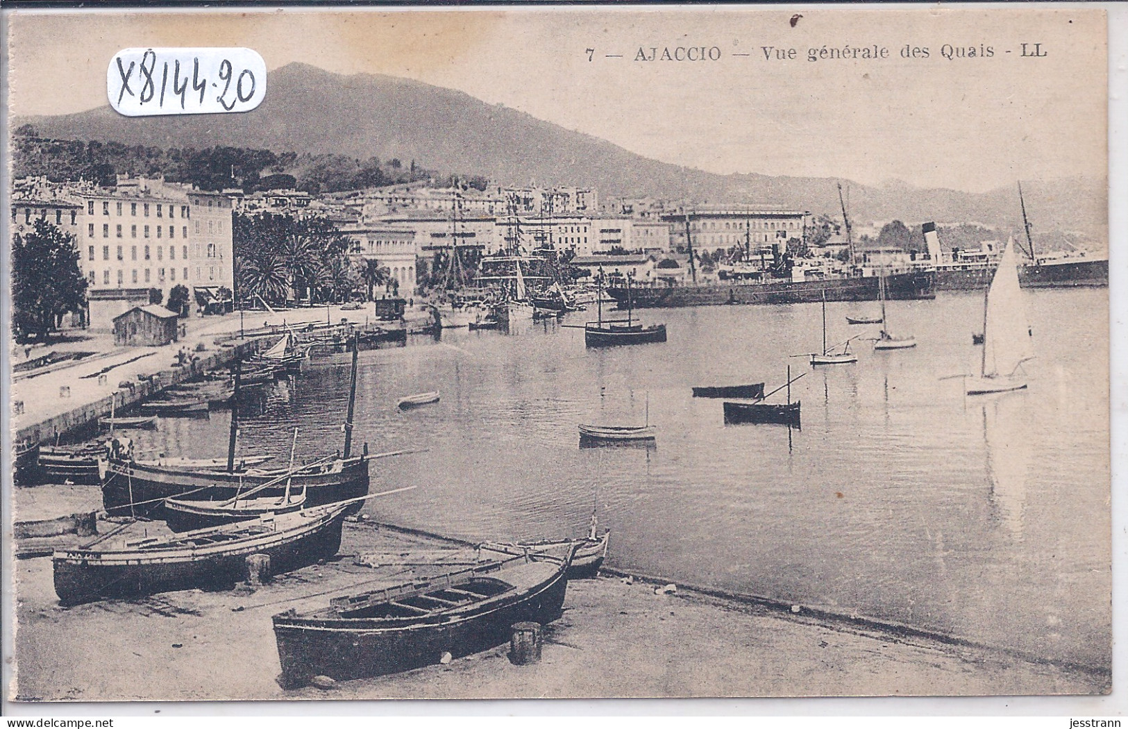 AJACCIO- VUE GENERALE DES QUAIS- LL 7 - Ajaccio