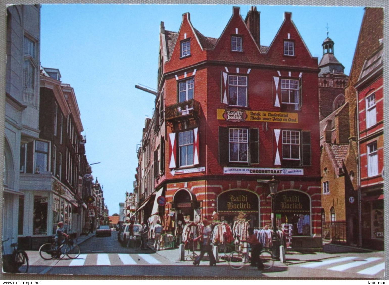 HOLLAND NETHERLAND UTRECHT CITY CENTER ZADELS STREET POSTCARD CARTOLINA ANSICHTSKARTE CARTE POSTALE POSTKARTE CARD - Utrecht