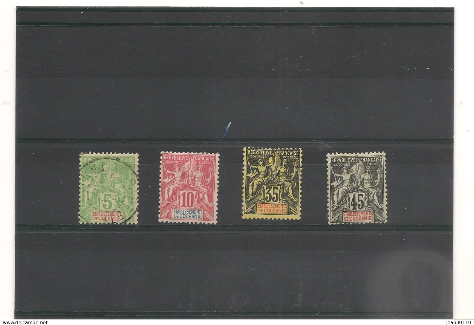 OCÉANIE 1900/1907  N° 14-15-18-19  Oblitérés Et * Cote : 30,00 € - Nuevos