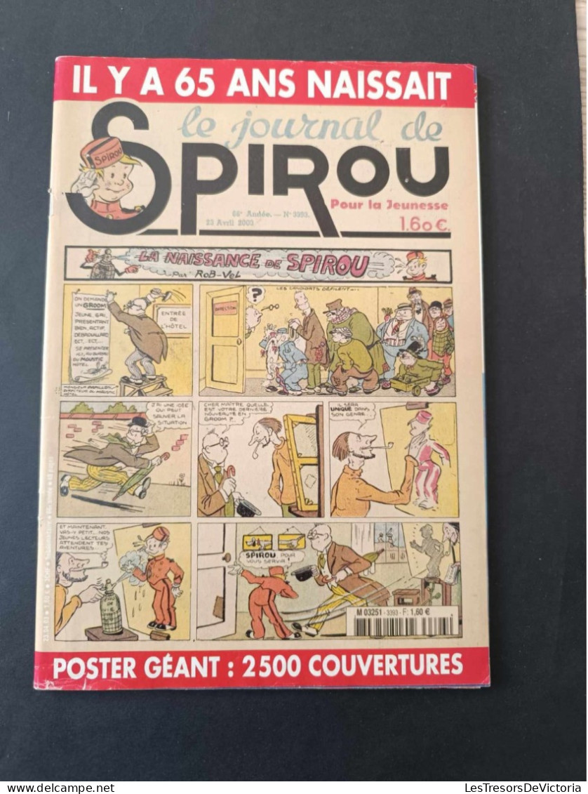 Le Journal De Spirou - 23 Avril 2003 - N° 3393 - Spirou Magazine