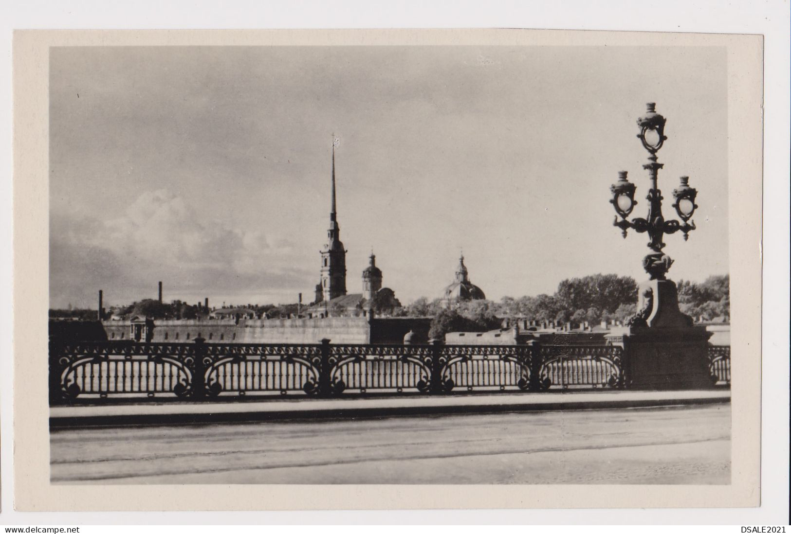 Soviet Union USSR URSS Russia Sowjetunion LENINGRAD - SAINT PETERSBURG View, Vintage 1950s Photo Postcard RPPc AK /50115 - Rusia