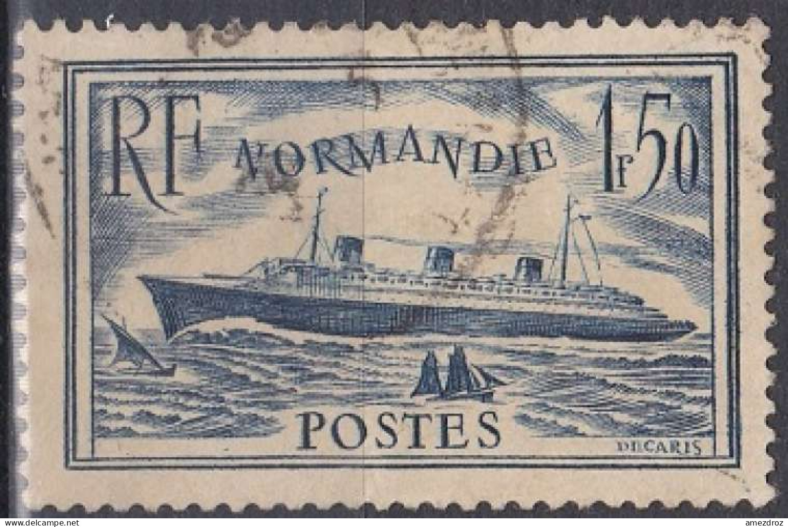 France 1935-1936 N° 299 Paquebot Normandie (H42) - Used Stamps