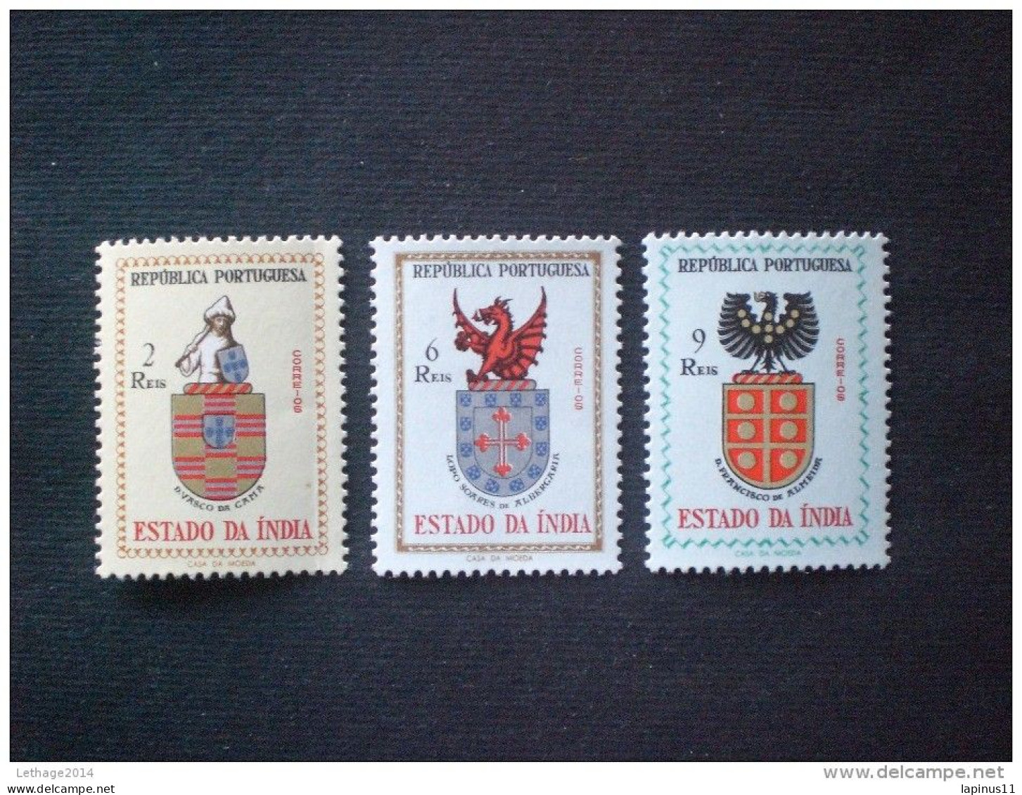 STAMPS INDIA PORTOGHESE 1958 Coat Of Arms MNH - Inde Portugaise