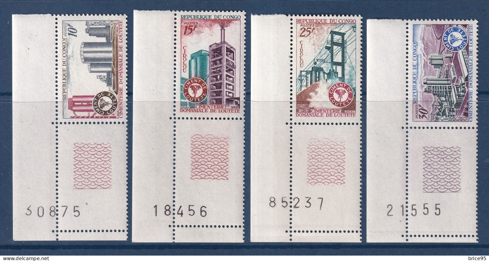 Congo - YT N° 239 à 242 ** - Neuf Sans Charnière - 1969 - Mint/hinged