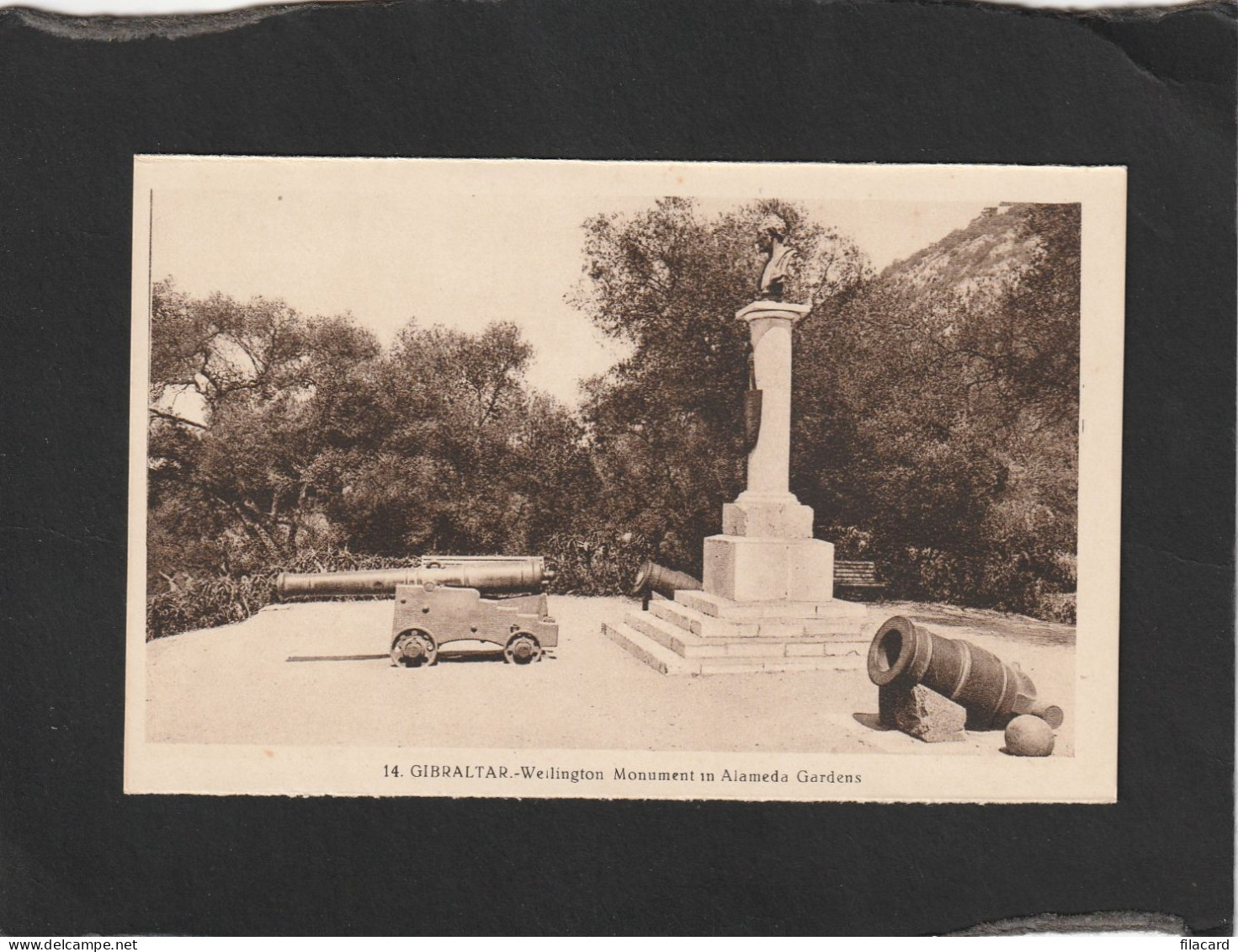 128527        Gibilterra,   Gibraltar,    Wellington    Monument   In  Alameda  Gardens,    NV - Gibilterra