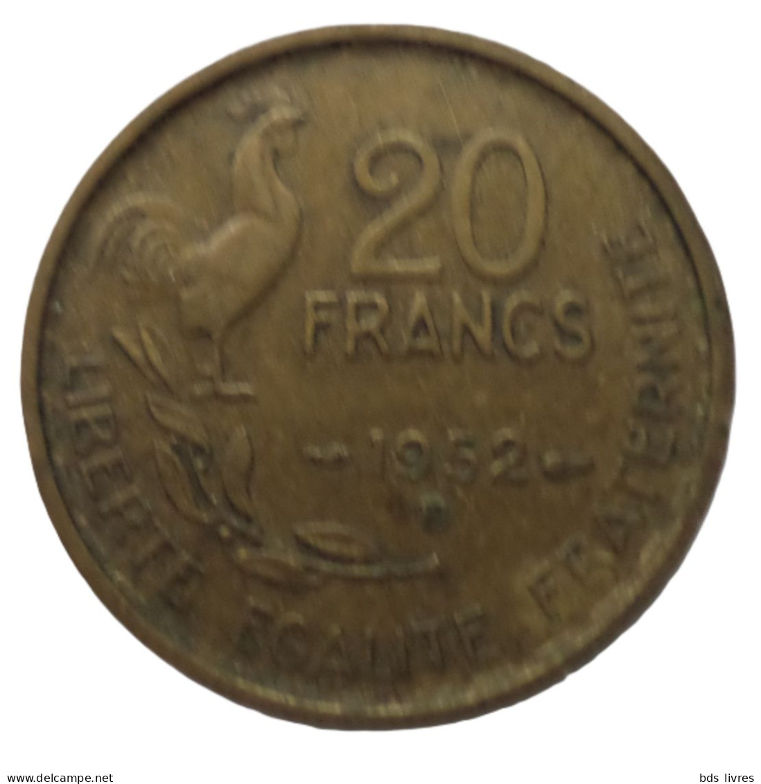 FRANCE.... 20 Francs Guiraud 1952 B- Pièce Non Nettoyée Et Patinée (voir Images) - 20 Francs