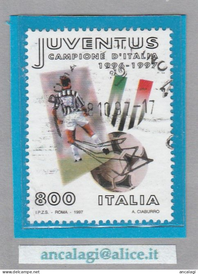 USATI ITALIA 1997 - Ref.0770A "JUVENTUS CAMPIONE D'ITALIA" 1 Val. - - 1991-00: Usados