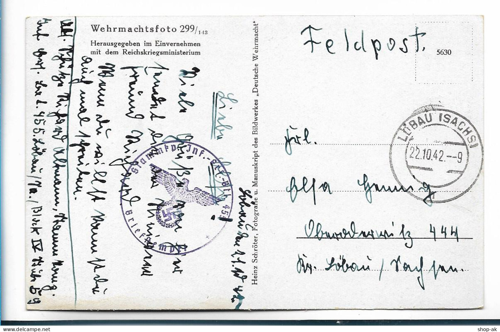 V5001/ Wehrmacht - Beim Kartenstudieren  Soldaten Mit Stahlhelm AK 1942 Feldpost - Zeppeline