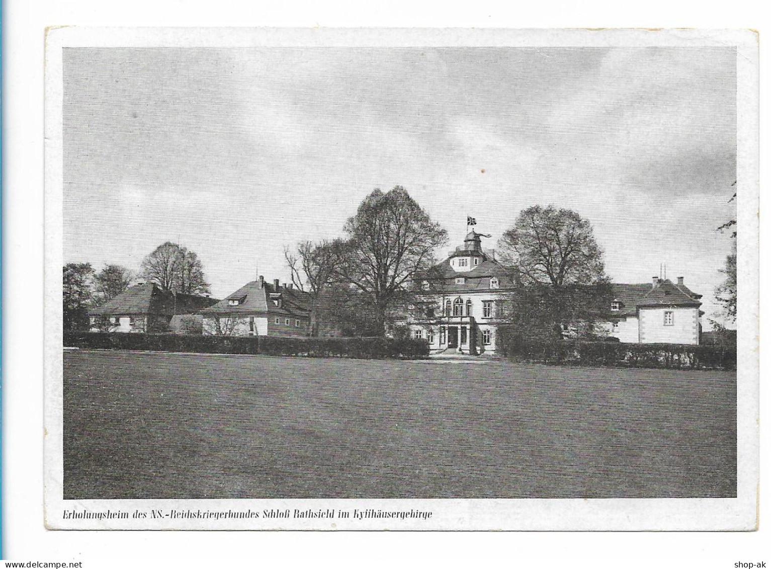 V4945/ Erholungsheim Des NS-Reichskriegerbundes Schloss Rathsfeld  AK Ca.1938 - Guerre 1939-45