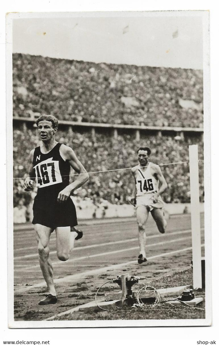 XX17836/ Olympiade 1936 Jack Lovelock, Neuseeland Sieger 1500 M, Foto AK  - Olympic Games