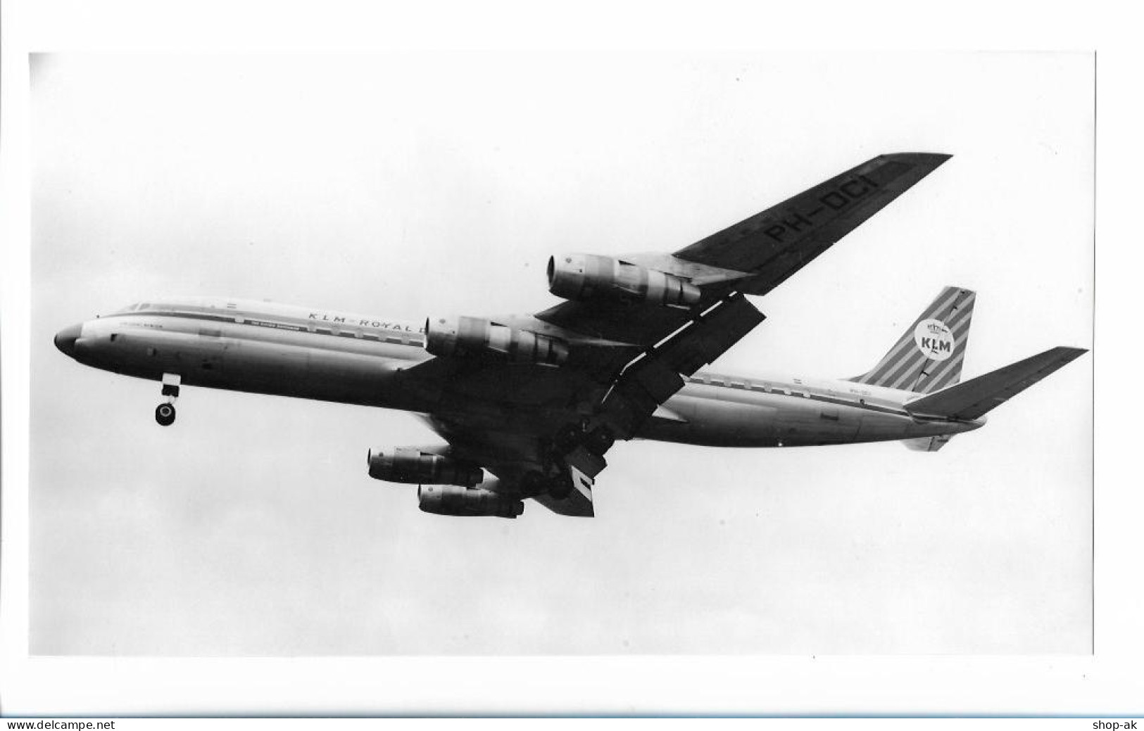 MM0804/ Flugzeug KLM Douglas DC-8  Foto 23,5 X 13,5 Cm 70er Jahre - Other & Unclassified