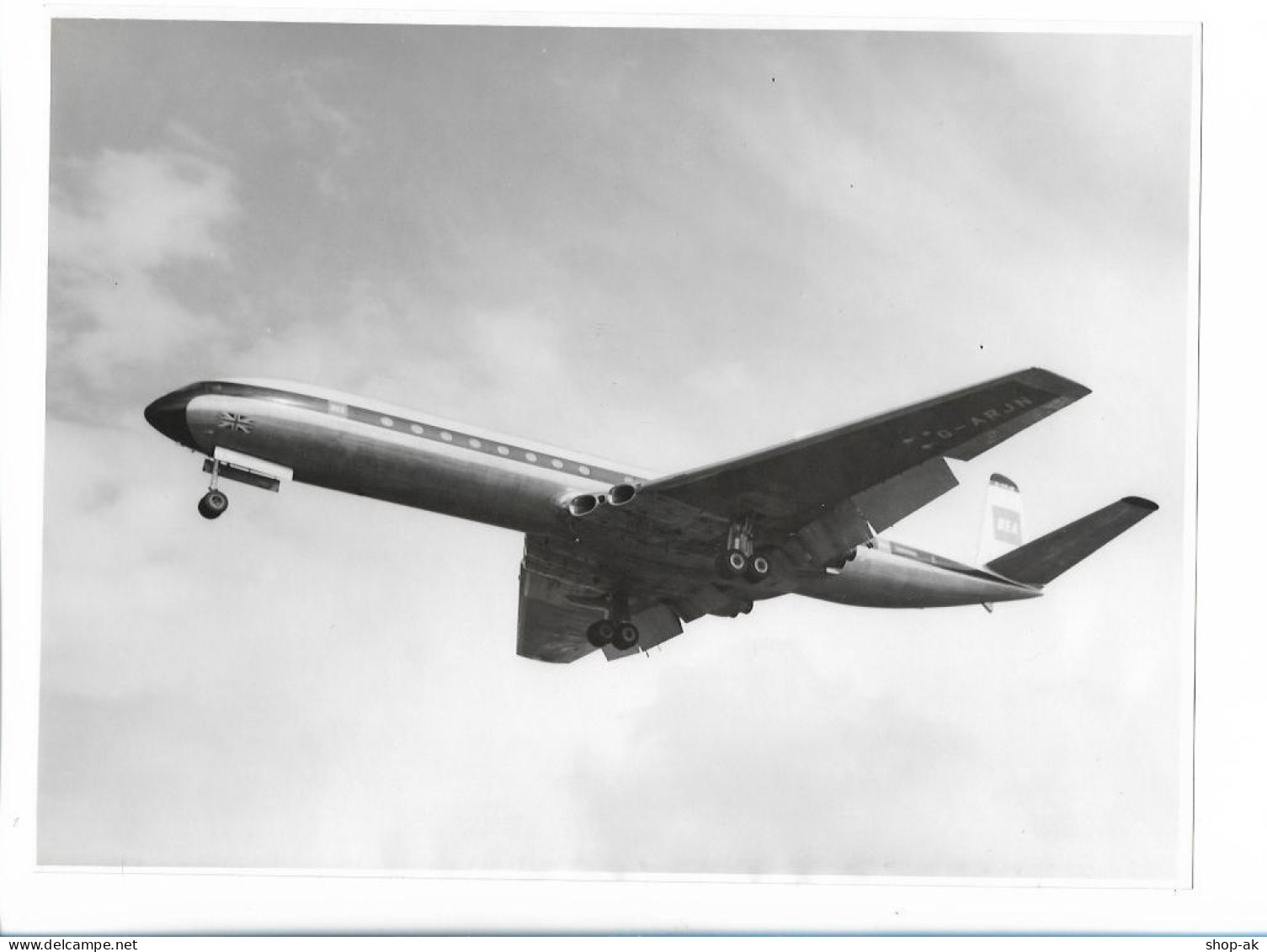 MM0798/ Flugzeug BEA  Foto 24 X 18 Cm 70er Jahre - Otros & Sin Clasificación