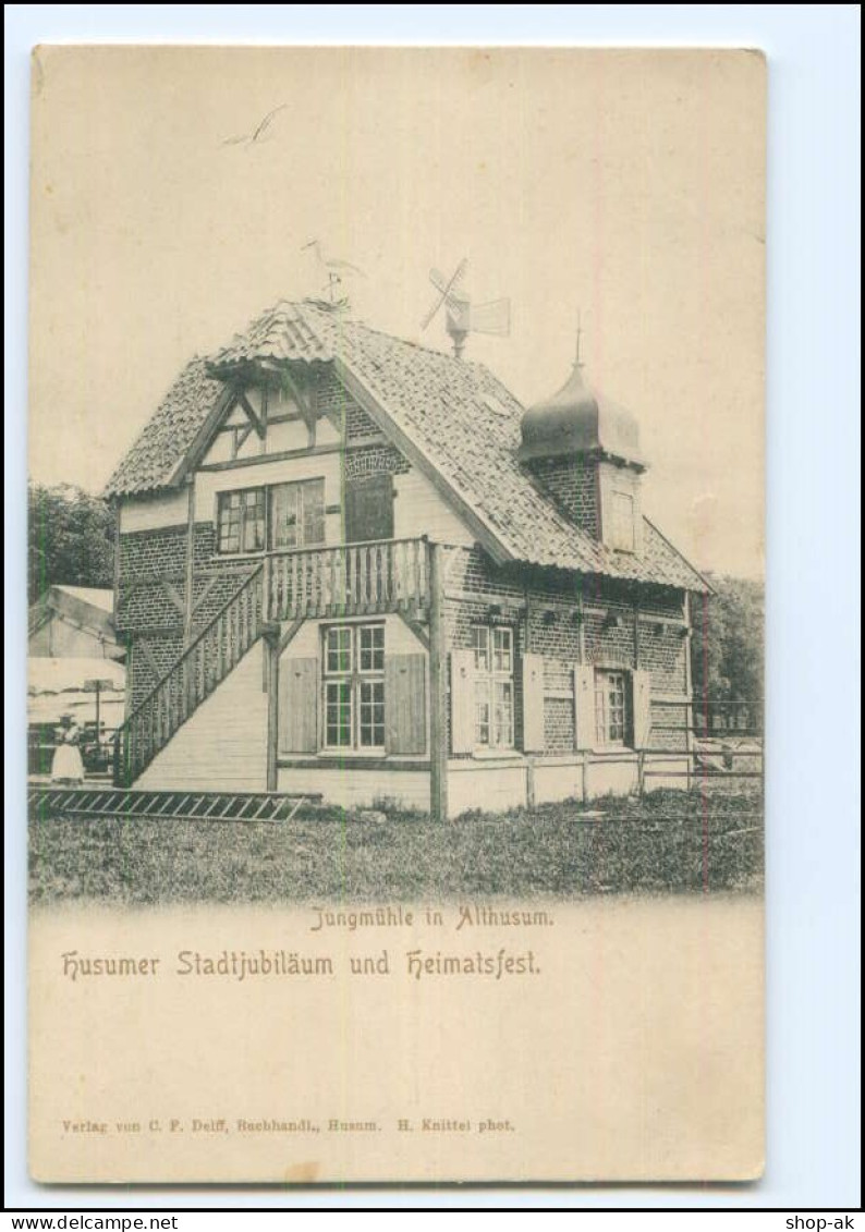 XX17807/ Husum Stadtjubiläum Heimatsfest 1903 Jungmühle In Althusum AK - Husum