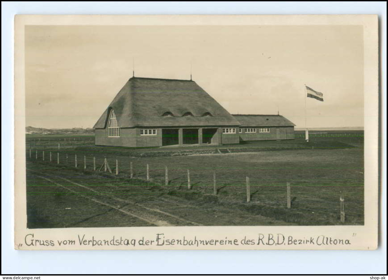 XX17705/ Sylt Verbandstag Der Eisenbahnvereine Des R.B:D. Altona Foto AK  - Sylt