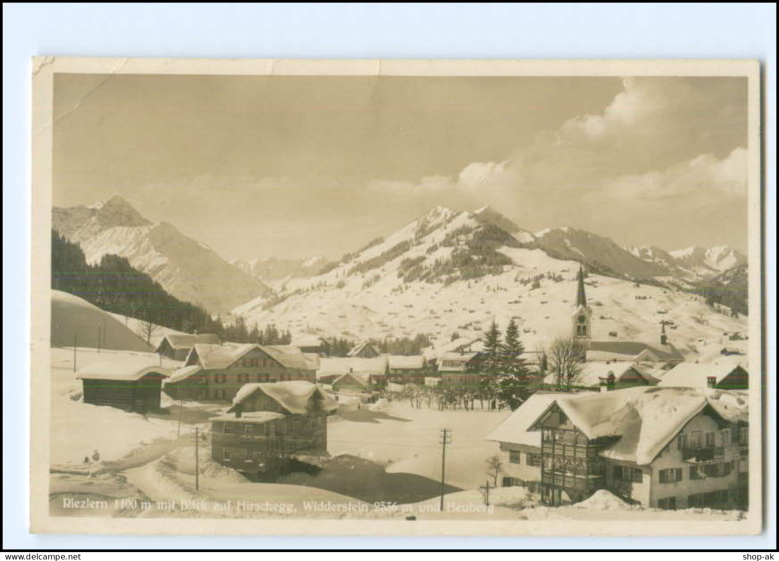 XX17643/ Riezlern Foto AK 1934 Vorarlberg  - Altri & Non Classificati