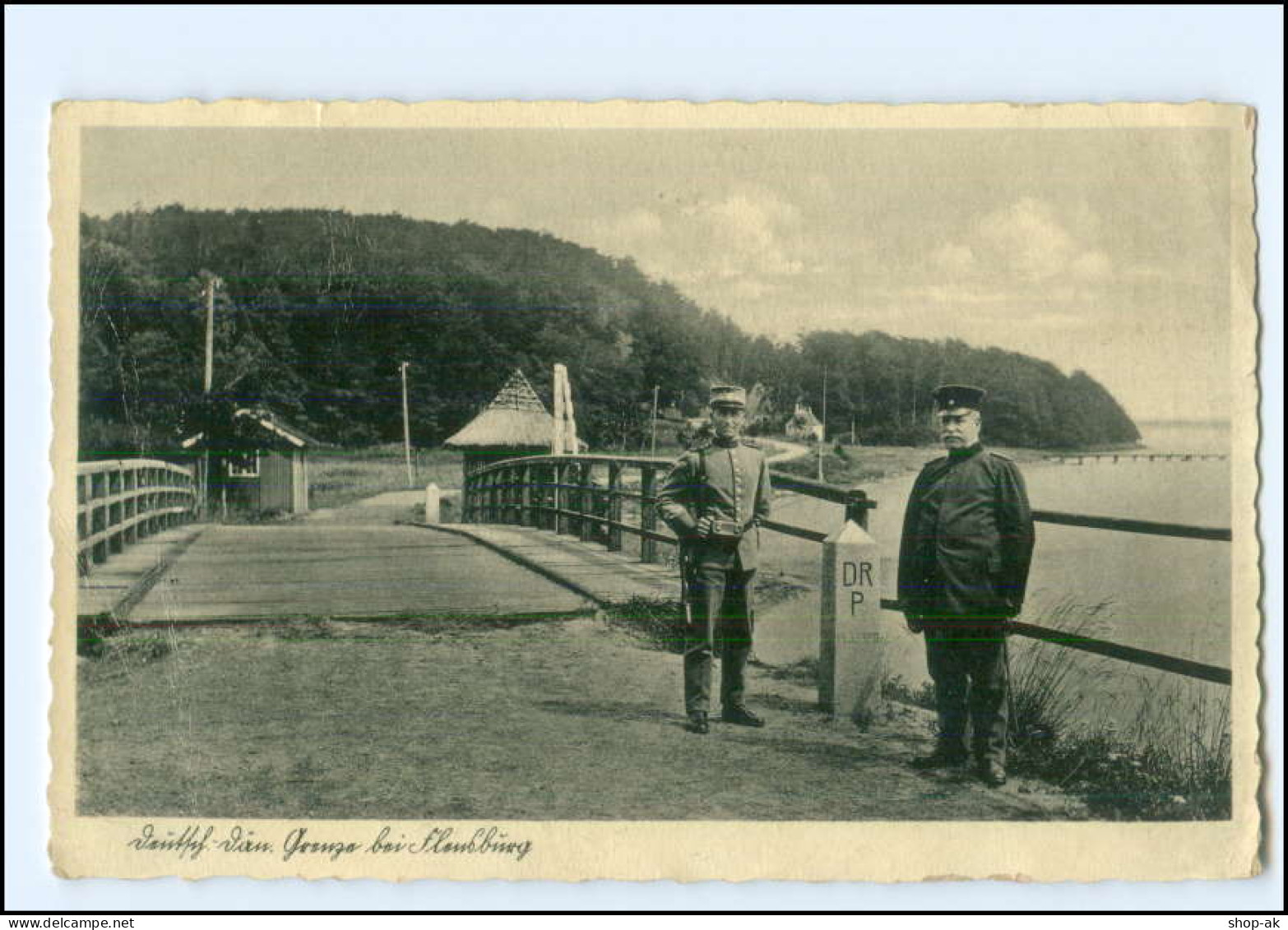 XX17700/ Deutsch-Dänische Grenze Bei Flensburg AK 1939 - Flensburg