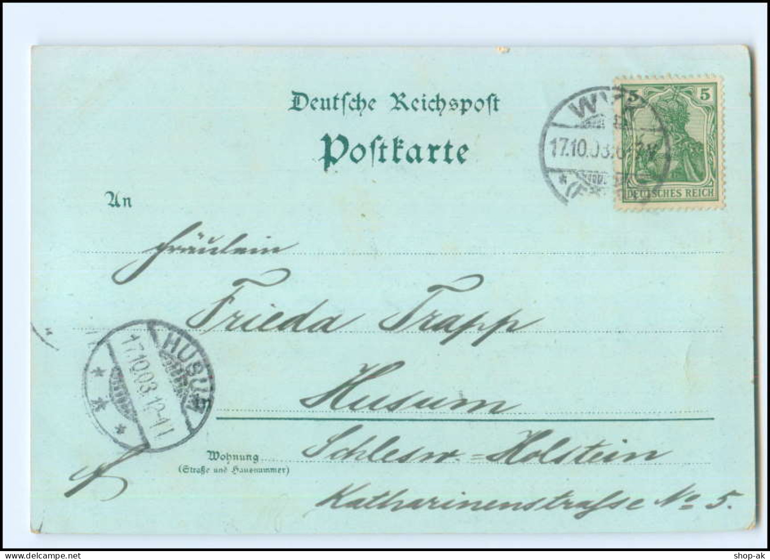 XX17686/ Wyk Auf Föhr 1903 Litho AK - Föhr