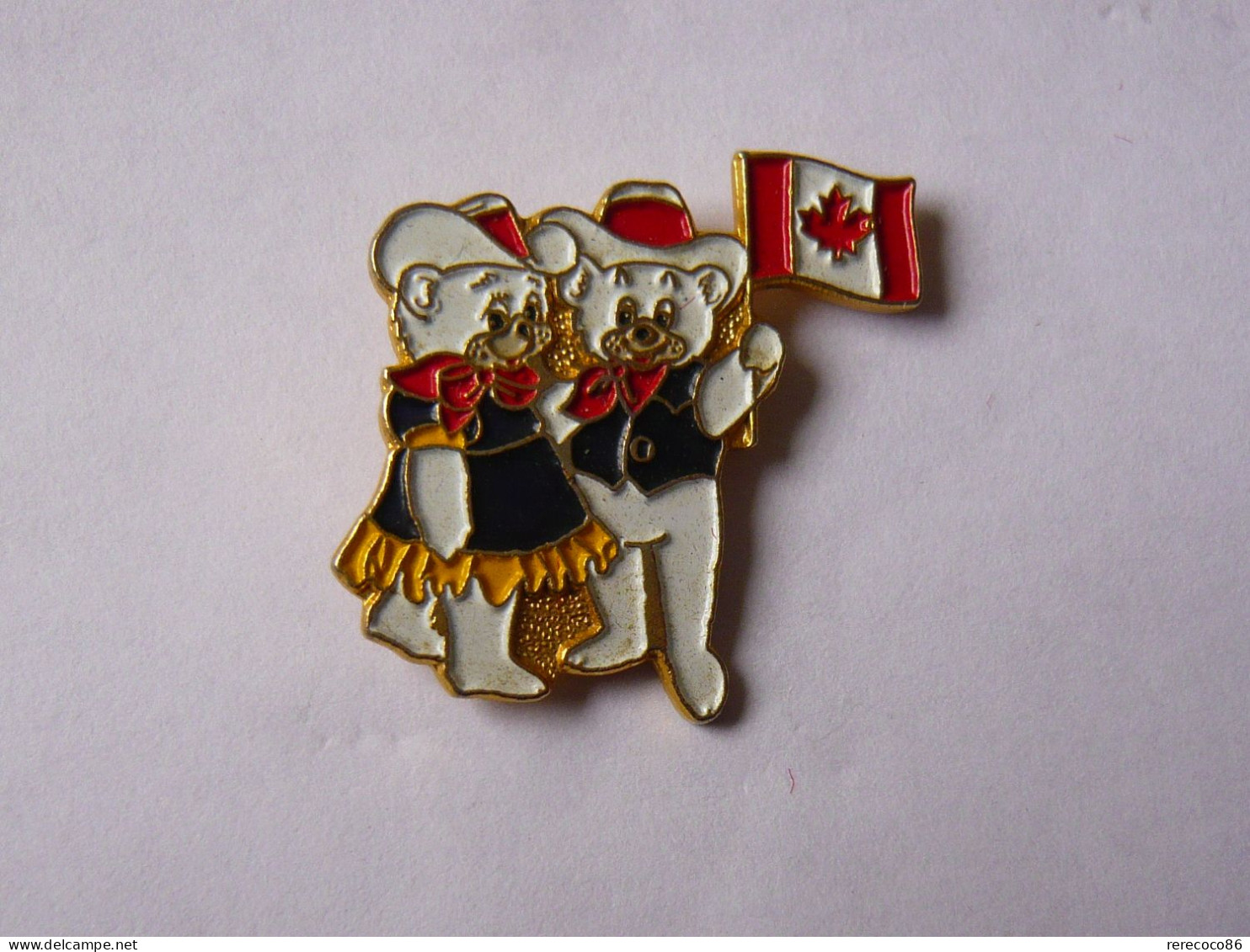 Pins JEUX OLYMPIQUES HIDYET ET HOWDY CALGARY 1988 - Olympische Spelen