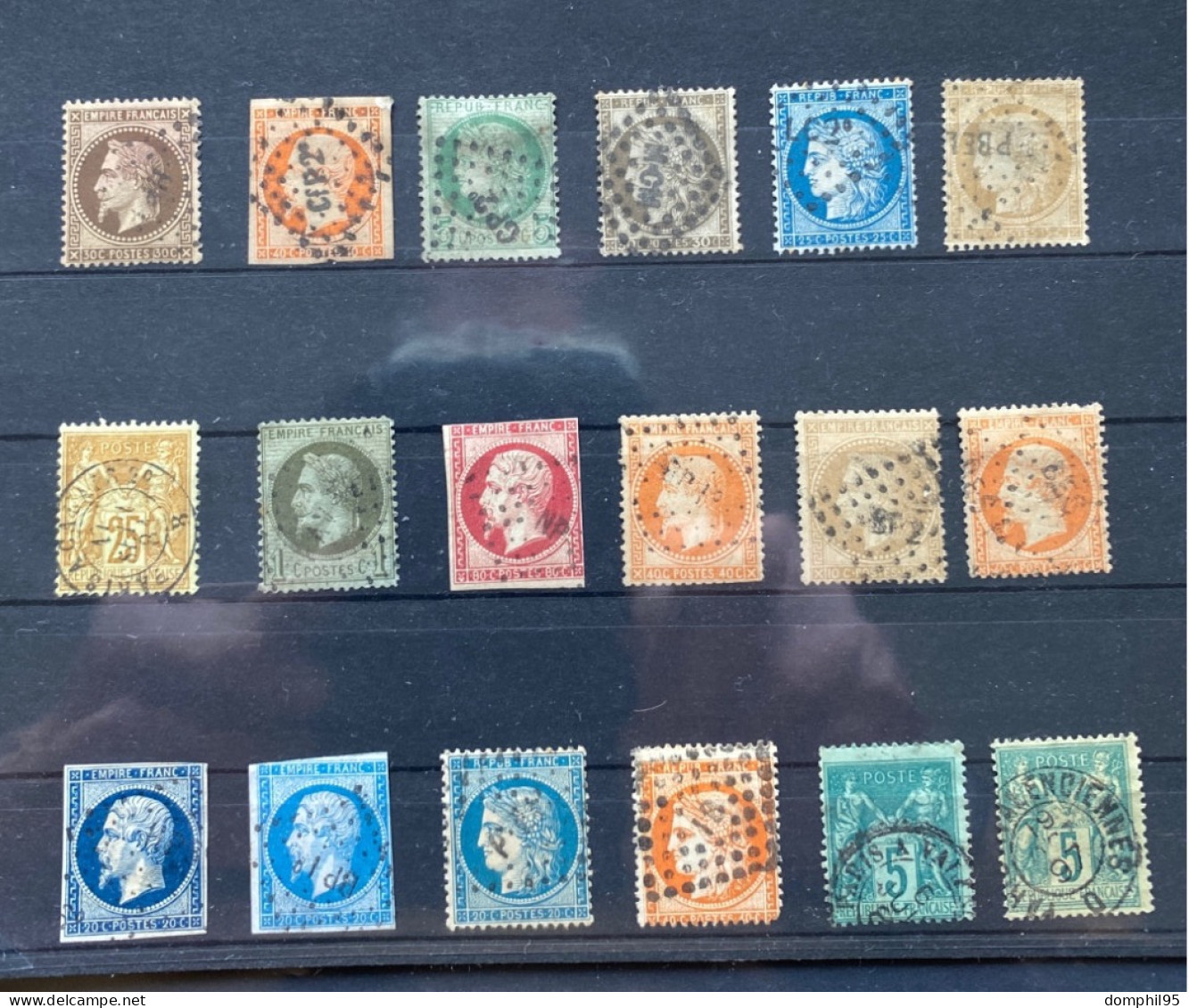 France - Joli Lot De Classiques - YT 30,16,53,31,17A,25 Obl Réseau Férré... à Saisir !! - Collections