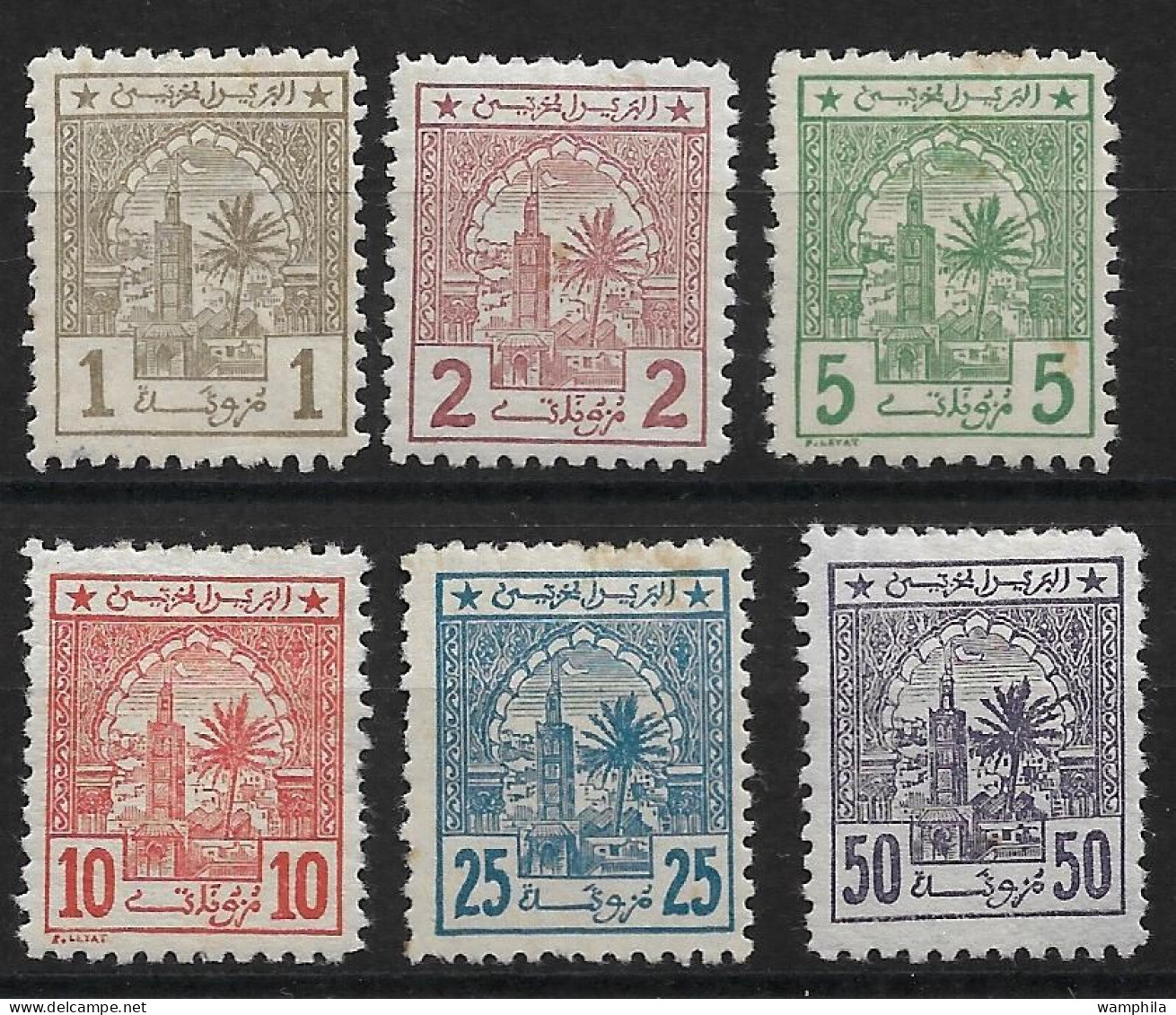 Maroc, 1913 N°9/14* Cote 35€ - Unused Stamps