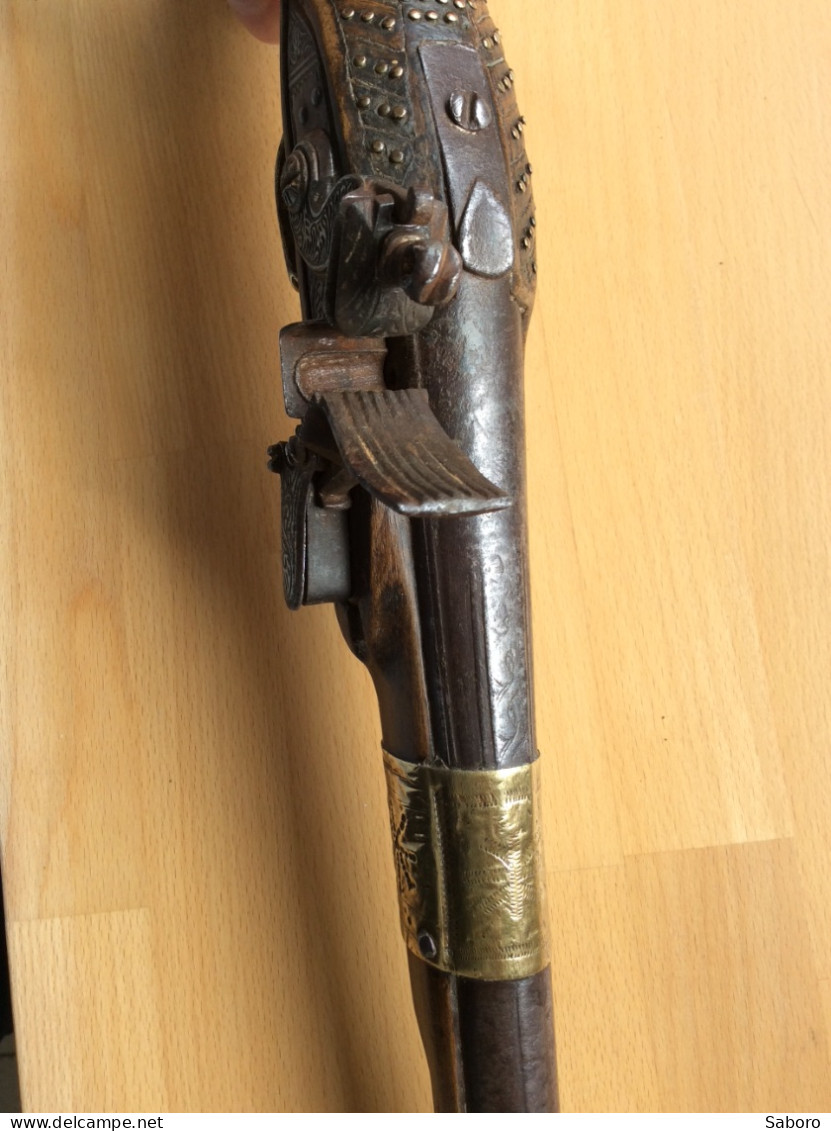 2 Pistolets Silex Orientale - Armas De Colección