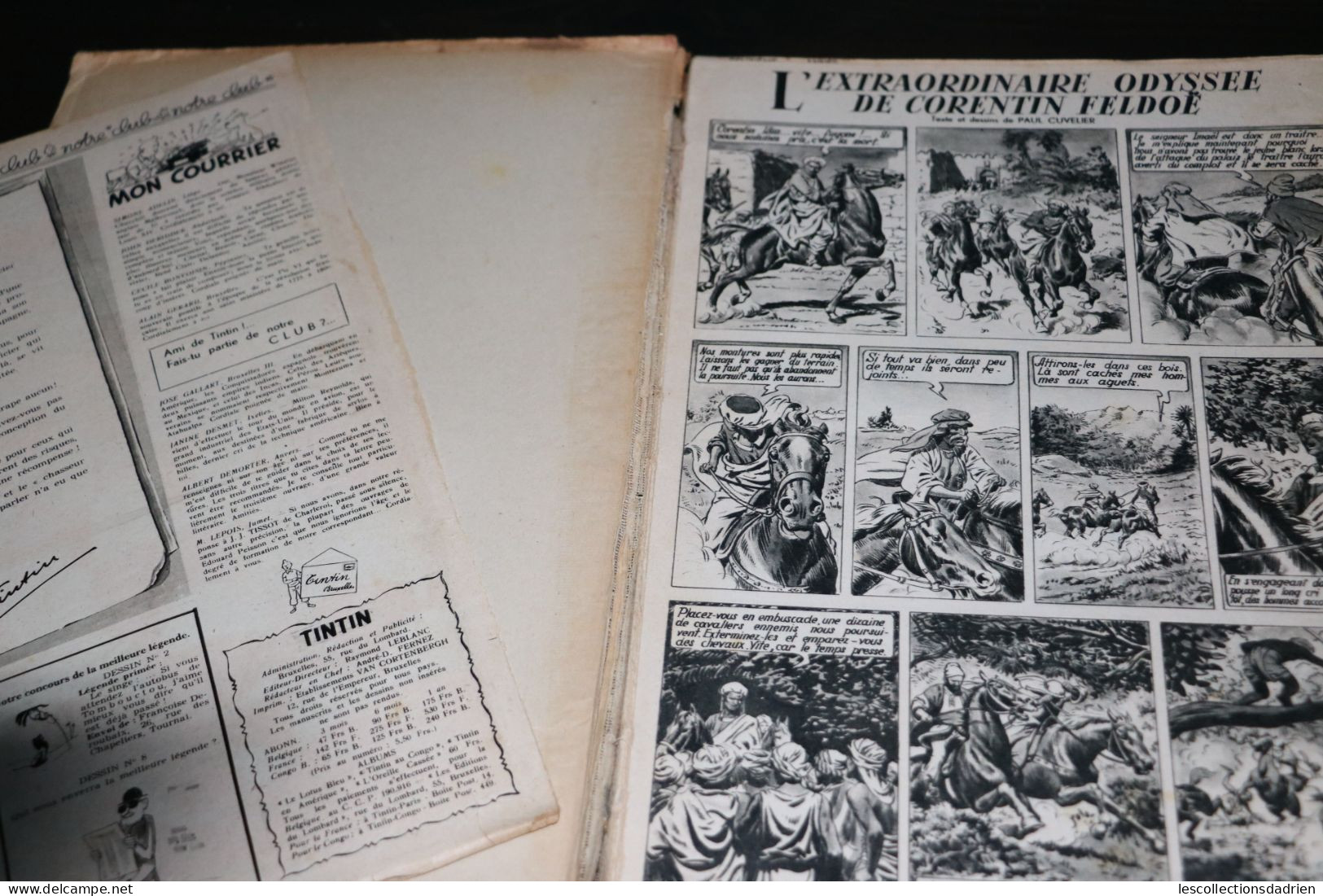 Bd  ancienne  - le journal de Tintin n° 3  - 1947