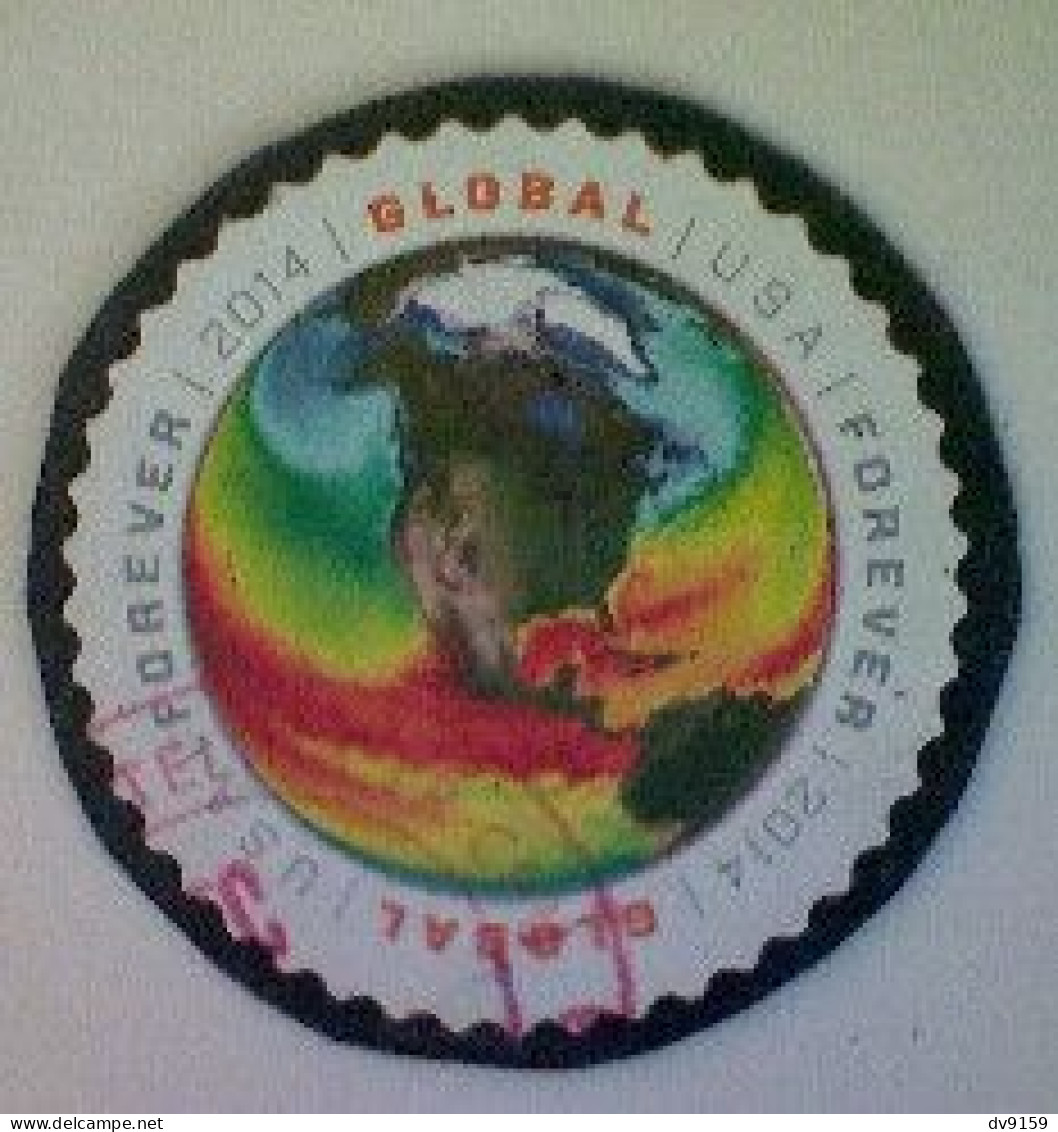 United States, Scott #4893, Used(o), 2014, Global Mail: Sea Temperatures, ($1.15), Multicolored - Used Stamps