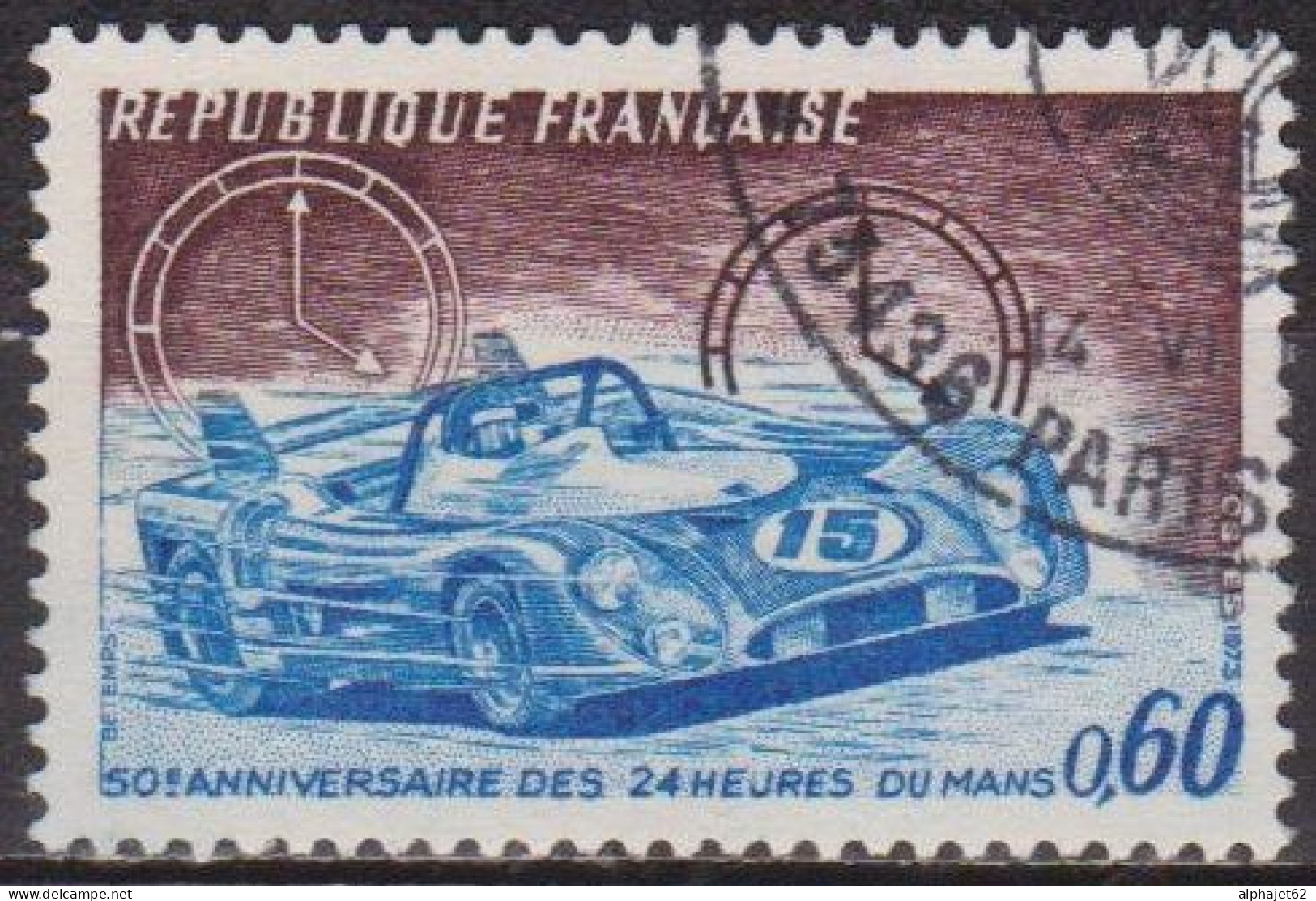 Sport Automobile - FRANCE - 24 H Du Mans Auto - N° 1761 - 1973 - Oblitérés