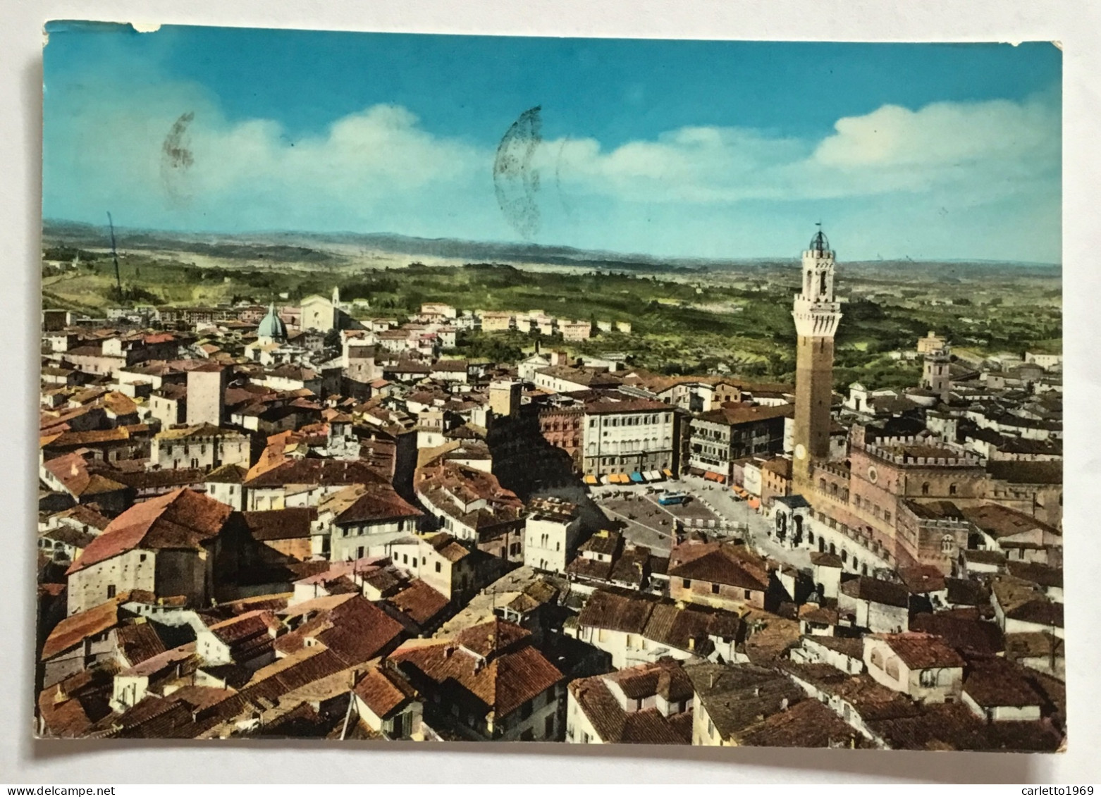 SIENA -  PANORAMA DAL DUOMO   - VIAGGIATA FG - Siena